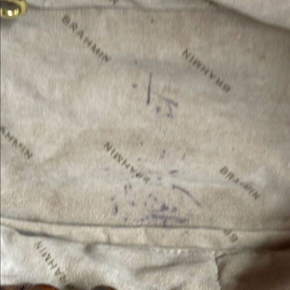 Brahmin Asher Toasted Almond Crocodile Embossed Satchel Shoulder Bag - Picture 8 of 14